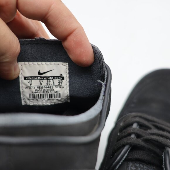 Nike SB Zoom Stefan Janoski Men’s US Size 9 Black Skate Sneakers 633014-022 - Picture 3 of 10